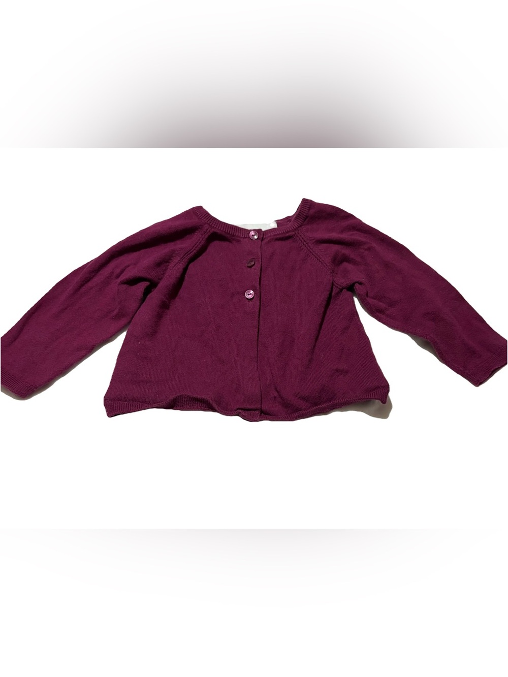 Old Navy Girls' Button-Front Cardigan - Plum